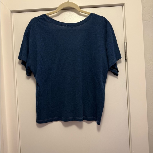 Truly Madly Deeply Blue Short Sleeve Scoop Pocket Tee - Picture 3 of 4